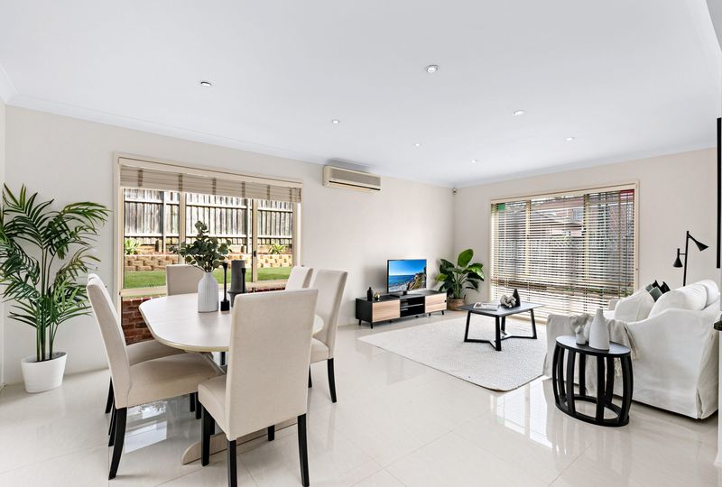 Dining and living room